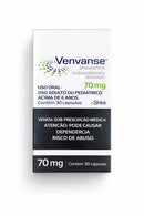 VENVANSE (Lisdexanfetamina)  70mg 30 Cápsulas